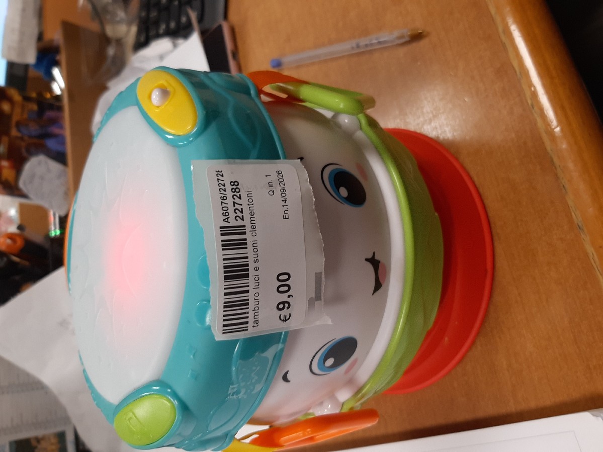 tamburo luci e suoni clementoni