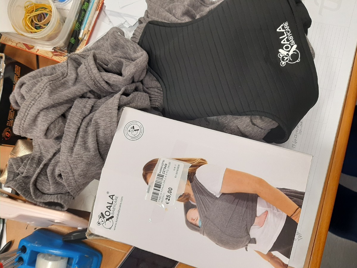 FASCIA KOALA DA 2 A 9 KG (54,00 NUOVO)