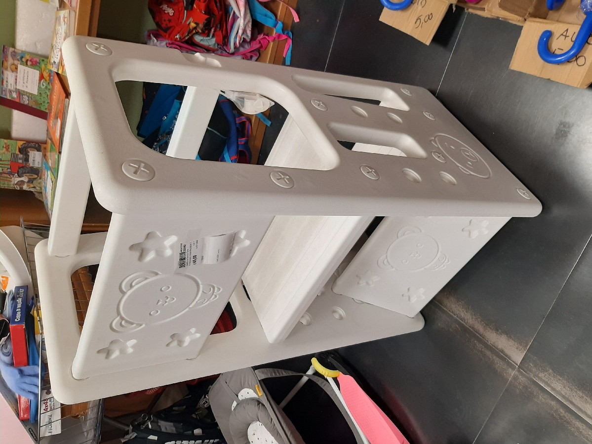 Scaletta per Bambini Torre Montessoriana Altezza Regolabile 3 Livelli (89,00 nuovo)