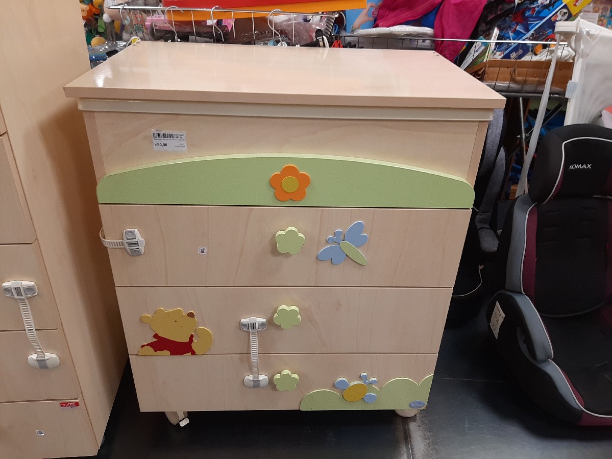 fasciatoio disney winnie con vaschetta 75x47x87 cm